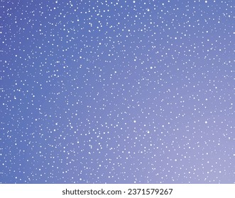 La nieve cae. Patrón de dibujo del vector