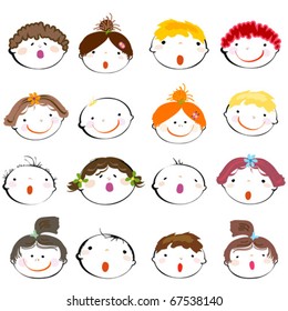 cute happy kids