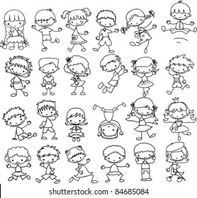 Cute happy kids