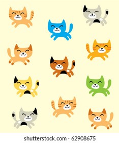cute happy kitten wallpaper
