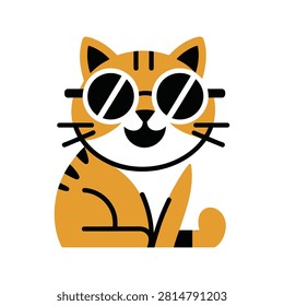 Cute Happy Orange Cat