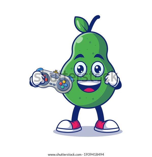 かわいいpearプレイビデオゲームの漫画のベクターイラスト フルーツマスコットキャラクタコンセプト分離プレミアムベクター画像 のベクター画像素材 ロイヤリティフリー かわいいpearプレイビデオゲームの漫画のベクターイラスト フルーツマスコットキャラクタコンセプト分離プレミアムベクター画像 のベクター画像素材 ロイヤリティフリー