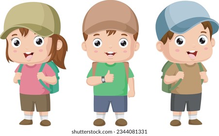 Boy with cap Royalty Free Stock Free Vector