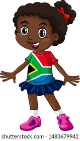 Niño sonriente feliz lindo aislado en ilustración de fondo blanco