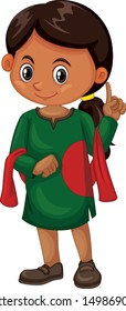 Niño sonriente feliz lindo aislado en ilustración de fondo blanco