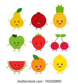 Cute Fruit Stock Vector (Royalty Free) 409865149