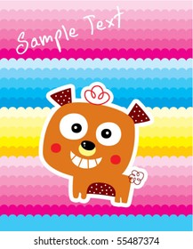 cute happy teddy