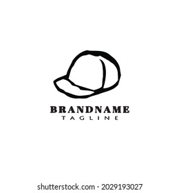 cute hat design logo template icon modern vector