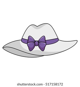 cute hat female icon
