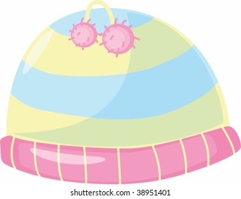 ilustración de sombrero lindo