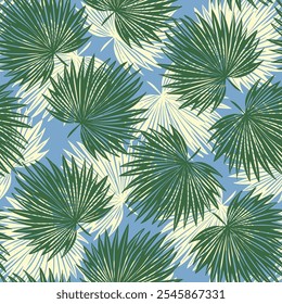 Cute hawaiian shirt tropical leaves floral pattern