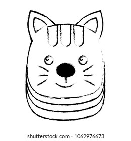 cute head kitty patch decoration