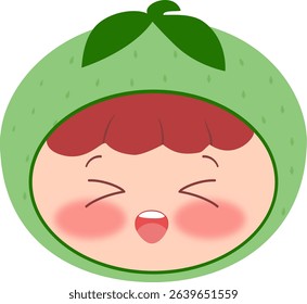 Cute Head a melon Laughing
