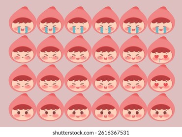 Cute Head Peachs Character Avatar