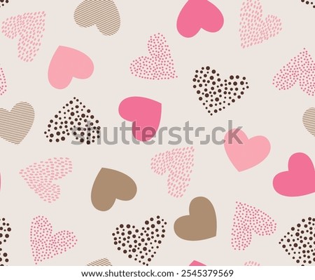 cute heart design patterns love