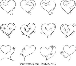 Cute Heart Designs for Valentine's Day