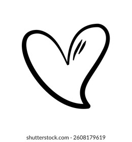 Cute Heart Icon for Love, Valentine, and Romantic Design