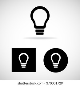 Cute Heart Light Bulb Vector EPS10, Great for any use.