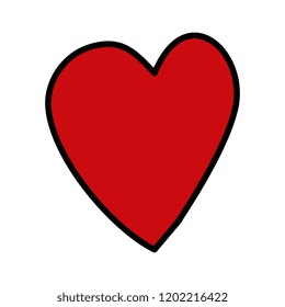 cute heart love drawing