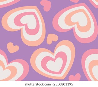 cute heart love patterns design girl