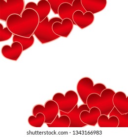 Cute heart material