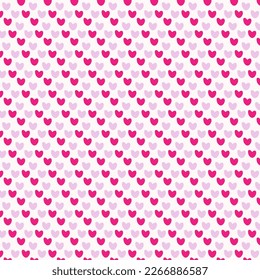 Cute heart pattern background design