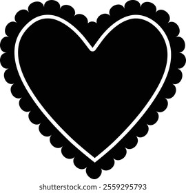 Cute heart silhouette.
For celebrating Valentine's Day, Mother's Day or wedding.
Transparent background.
