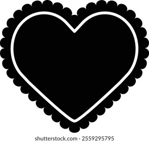 Cute heart silhouette.
For celebrating Valentine's Day, Mother's Day or wedding.
Transparent background.
