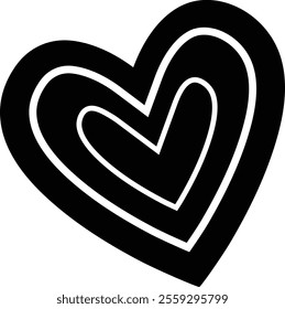 Cute heart silhouette.
For celebrating Valentine's Day, Mother's Day or wedding.
Transparent background.
