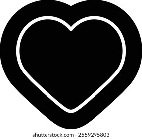 Cute heart silhouette.
For celebrating Valentine's Day, Mother's Day or wedding.
Transparent background.
