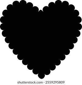 Cute heart silhouette.
For celebrating Valentine's Day, Mother's Day or wedding.
Transparent background.
