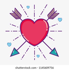 Cute heart symbol