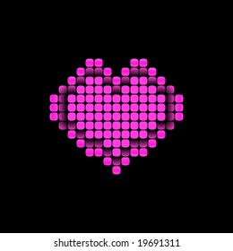 cute heart symbol in vector