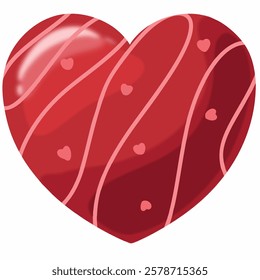 Cute hearts about Valentine's Day, eps file