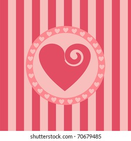 cute hearts background