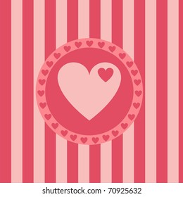 cute hearts background