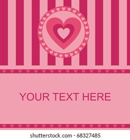 cute hearts frame