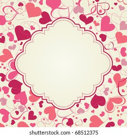 Cute Hearts Frame