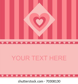 cute hearts frame