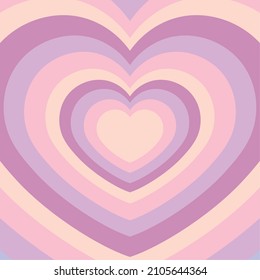 cute hearts pattern design illustration