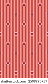 Cute hearts seamless pattern design. Vector illustration.