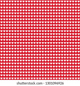 Cute Hearts Seamless Pattern. Valentine Days Design.