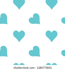 Cute hearts seamless vector pattern. Valentine's Day.Design template for wallpaper,fabric,wrapping,textile