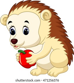 Cute hedgehog cartoon