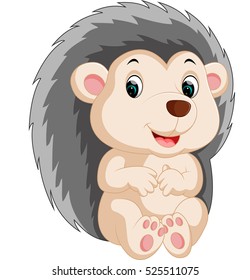 Cute hedgehog cartoon