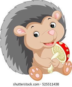 Cute hedgehog cartoon