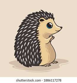 
Cute Hedgehog Cartoon Porcupine Animal