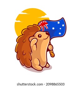 cute hedgehog illustration. Suitable for mascot designs, t-shirts, and more about cute hedgehogs