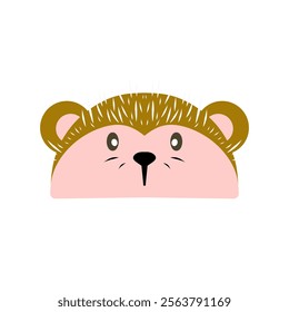 cute hedgehog vector, cartoon hedgehog face, drawing hedgehog face easy and simple full color