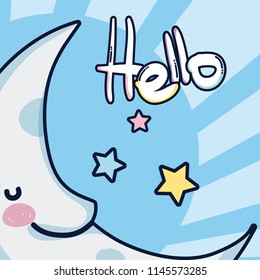 Cute hello card
